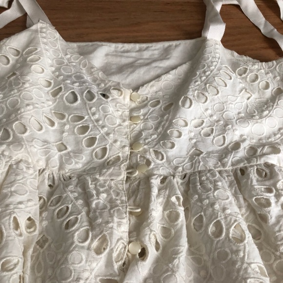 J Crew Eyellet lace top - Picture 7 of 7